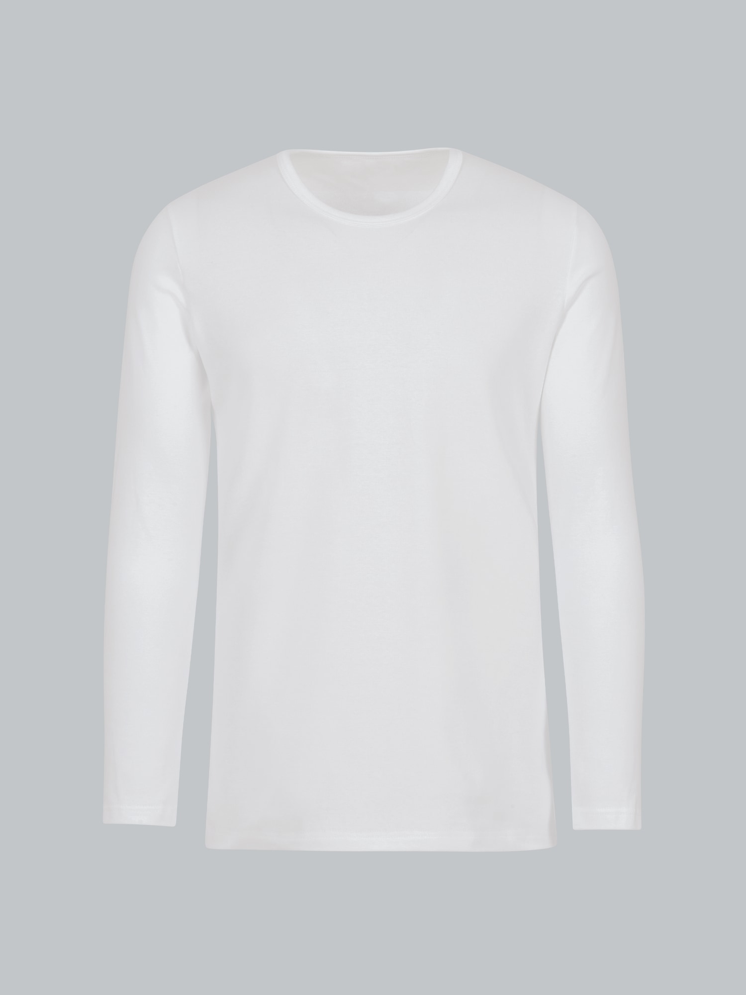 Langarmshirt Weiss