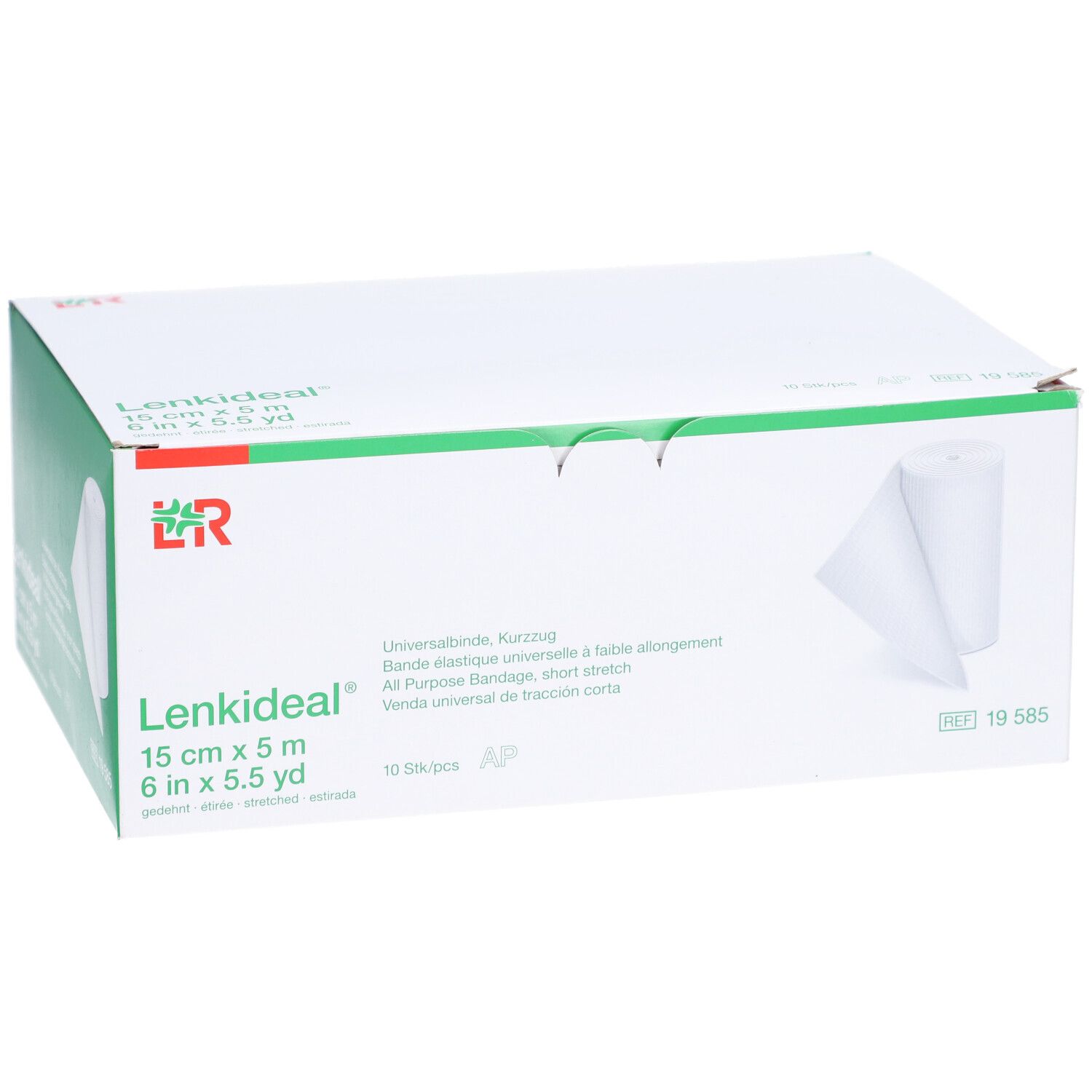 LENKIDEAL Idealb.15 cmx5 m weiß o.Verbandkl.lose