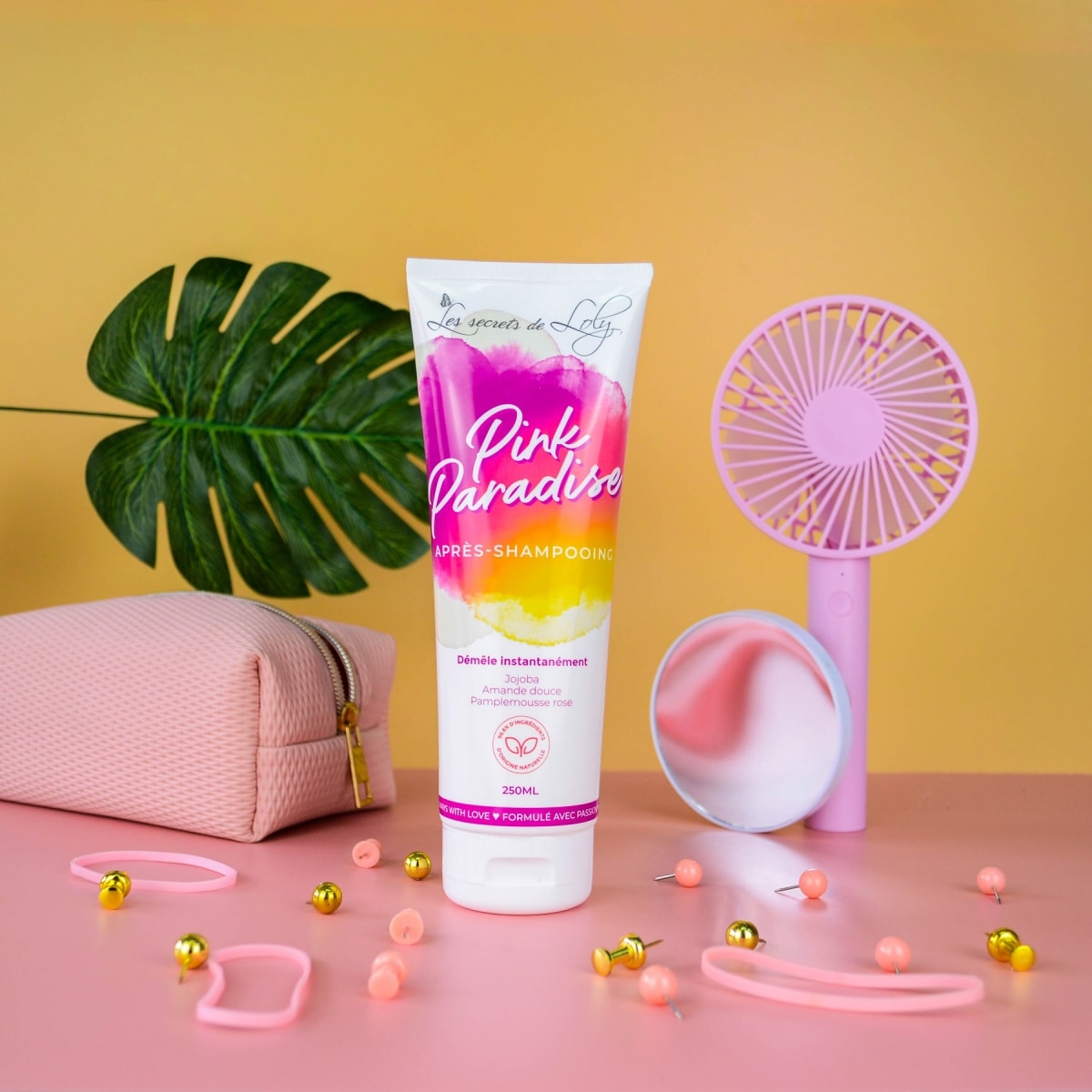 Les Secrets de Loly Pink Paradise Après-Shampooing Démêlant Instantané