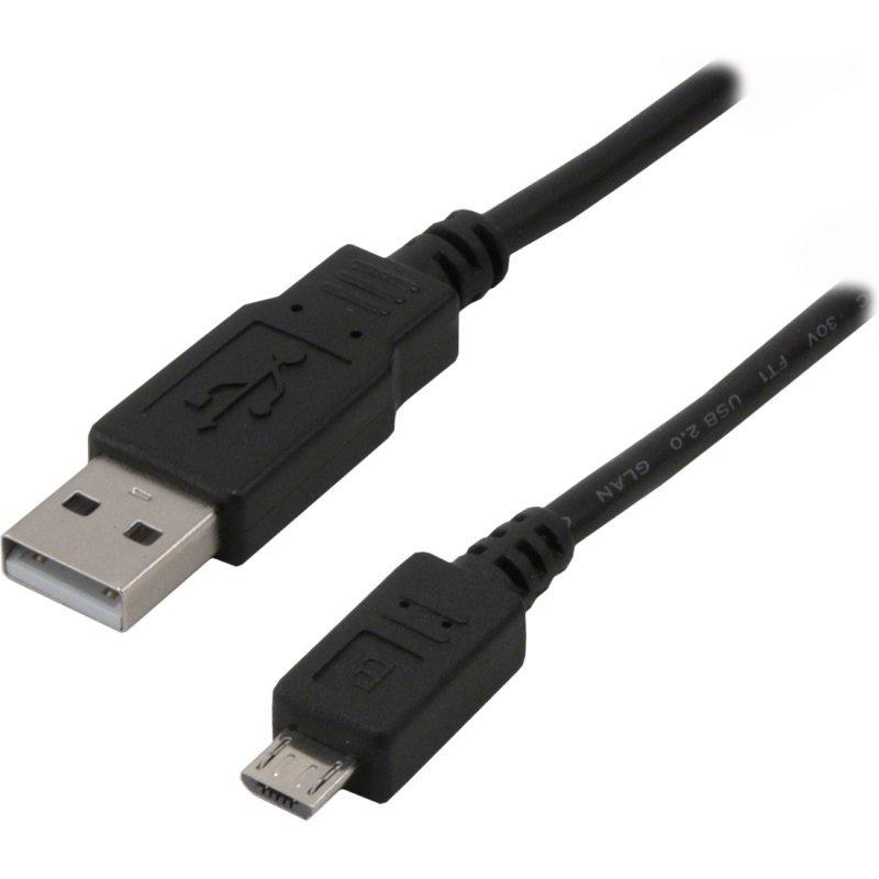 MCL MC922AHB-2M câble USB USB 2.0 USB A Micro-USB B 0,48 Gbit/s Noir