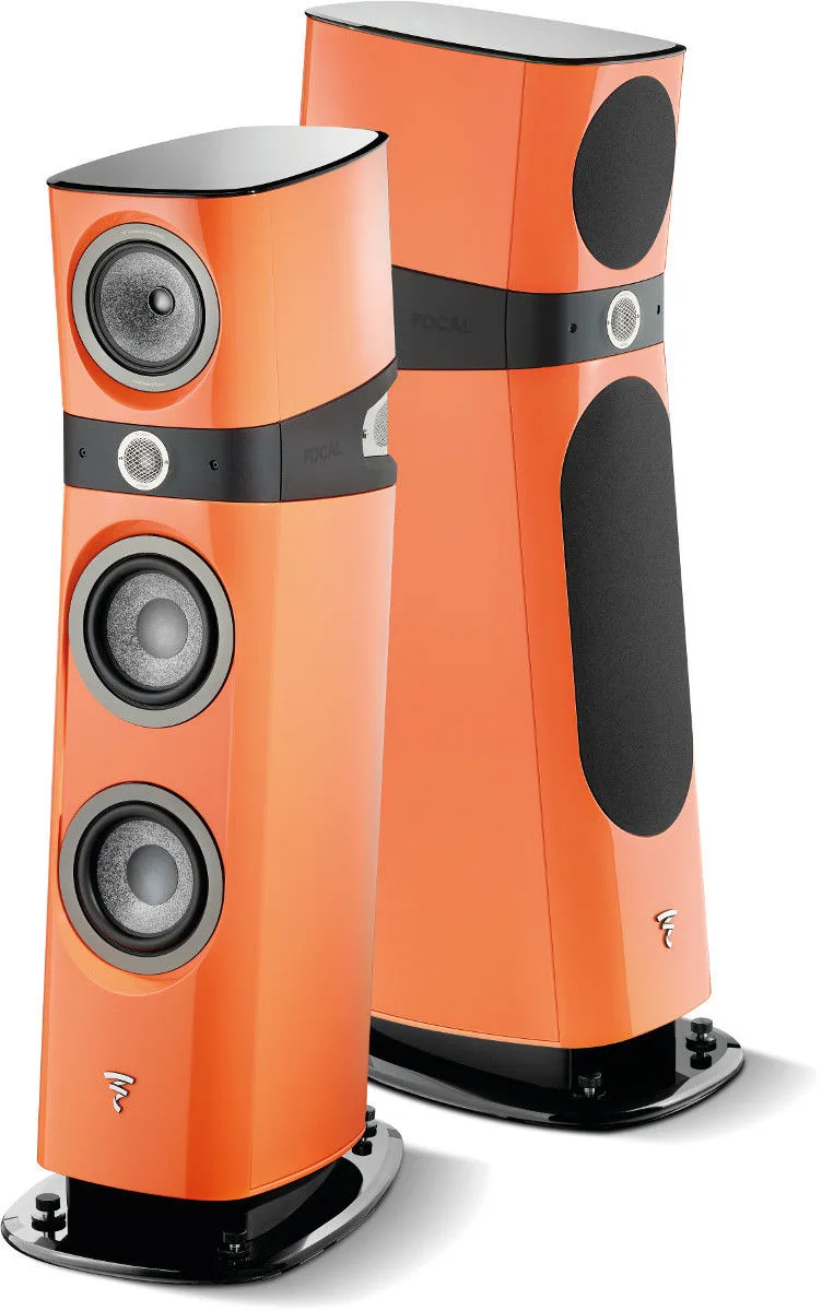 Focal Sopra N°2 Orange électrique (la paire) Enceintes colonne