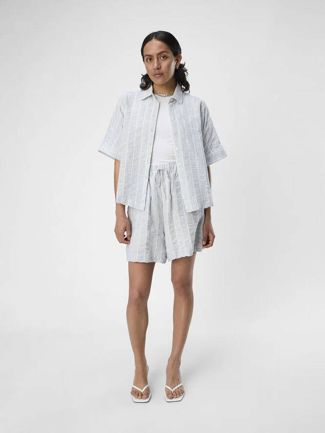 Object OBJAMI LO 2/4 SHIRT 133 Brunnera blue/cloud dancer