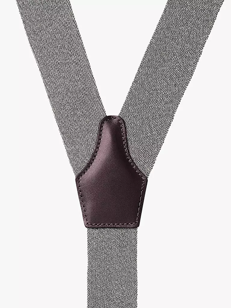 PROFUOMO Hosenträger grau