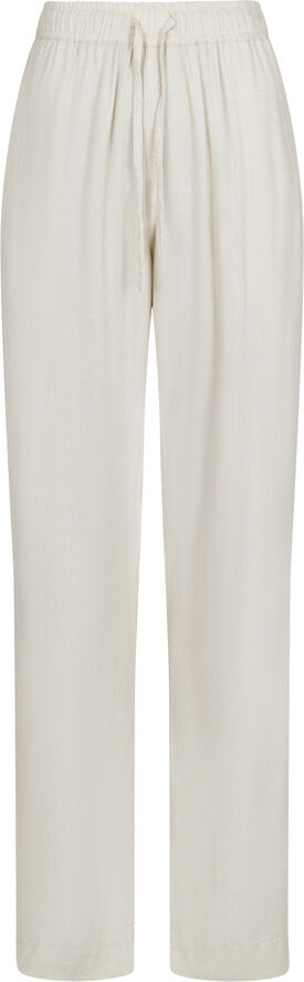 Neo Noir Sonar Drapy Linen Pants Natural