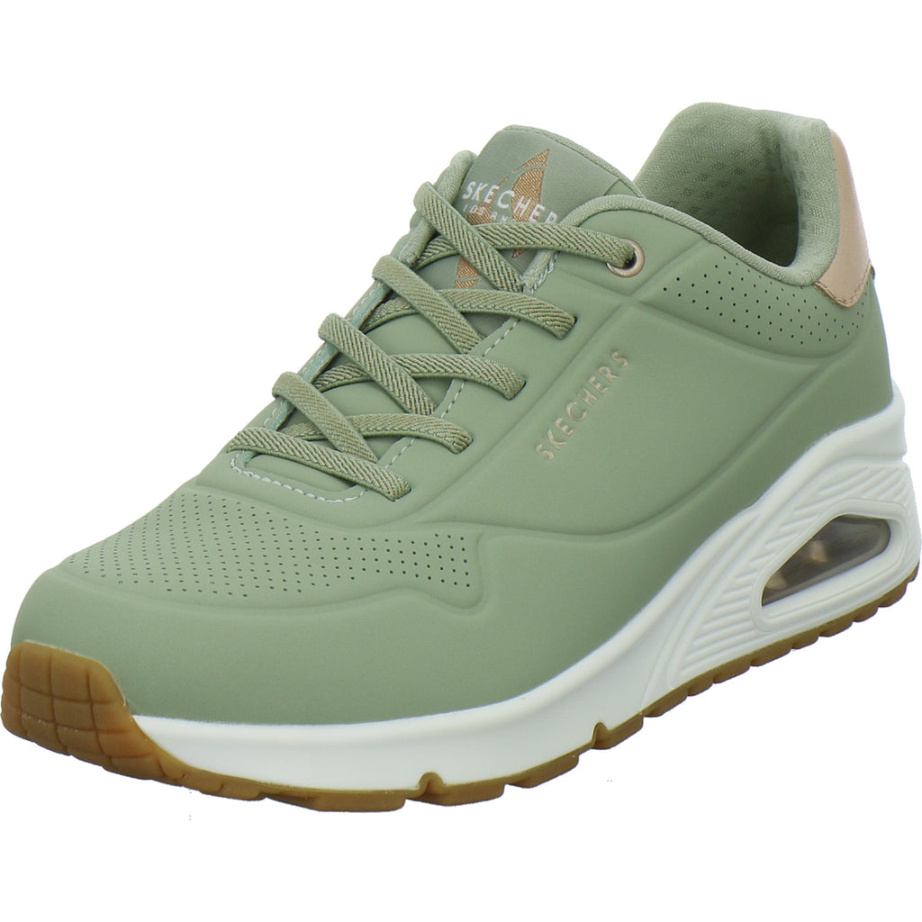 Skechers Sneaker Damen UNO SHIMMER AWAY Hellgrün