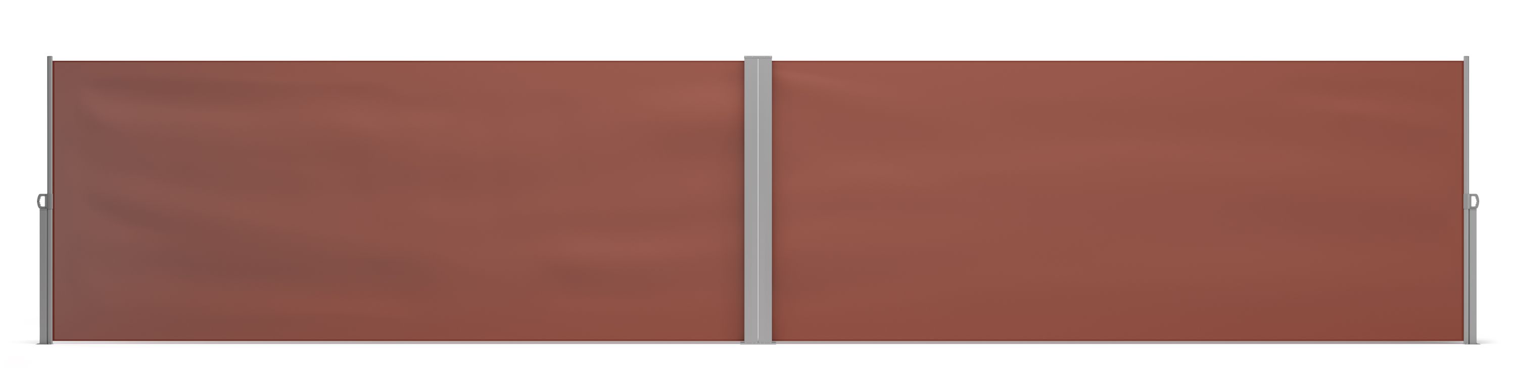 Doppelseitenmarkise 160 x 800 cm braun