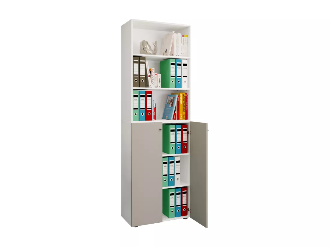 Armoire de bureau Armoire à dossiers Étagère Lona 6f
