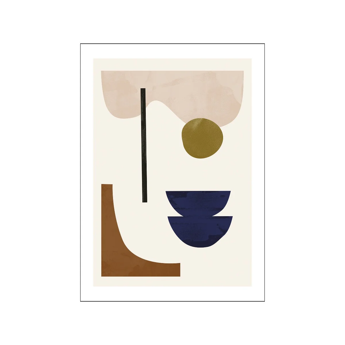 Poster & Frame  TPC x Jan Skacelik plakat, Shapescape 08 - 30x40 cm.