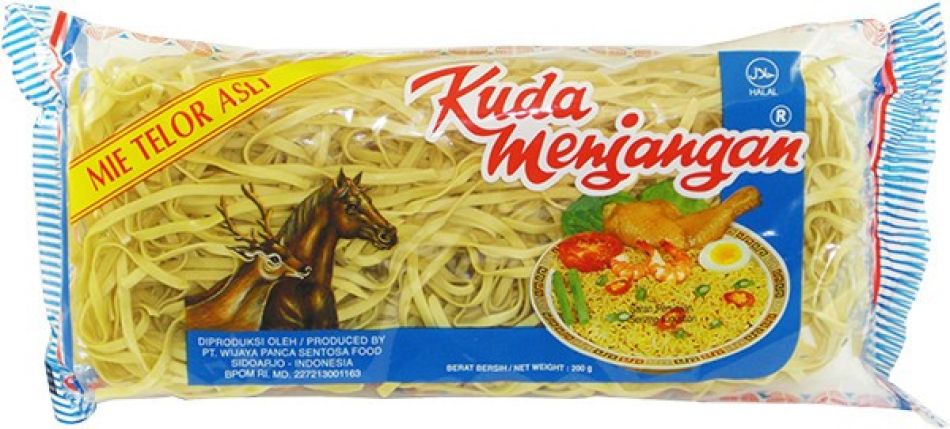 Kuda Menjangan Mie Telor Asli Lebar (dik) 200g