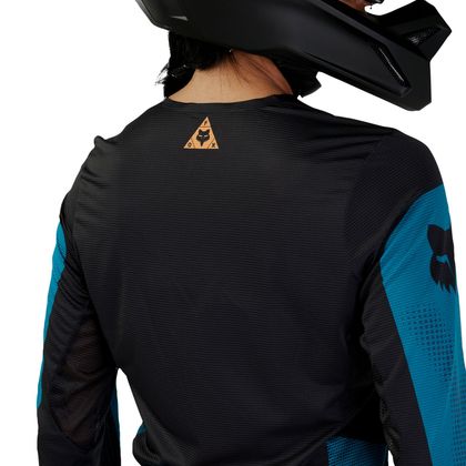 Maillot cross Fox WOMEN'S FLEXAIR - OPTICAL 2023 - Bleu / Noir