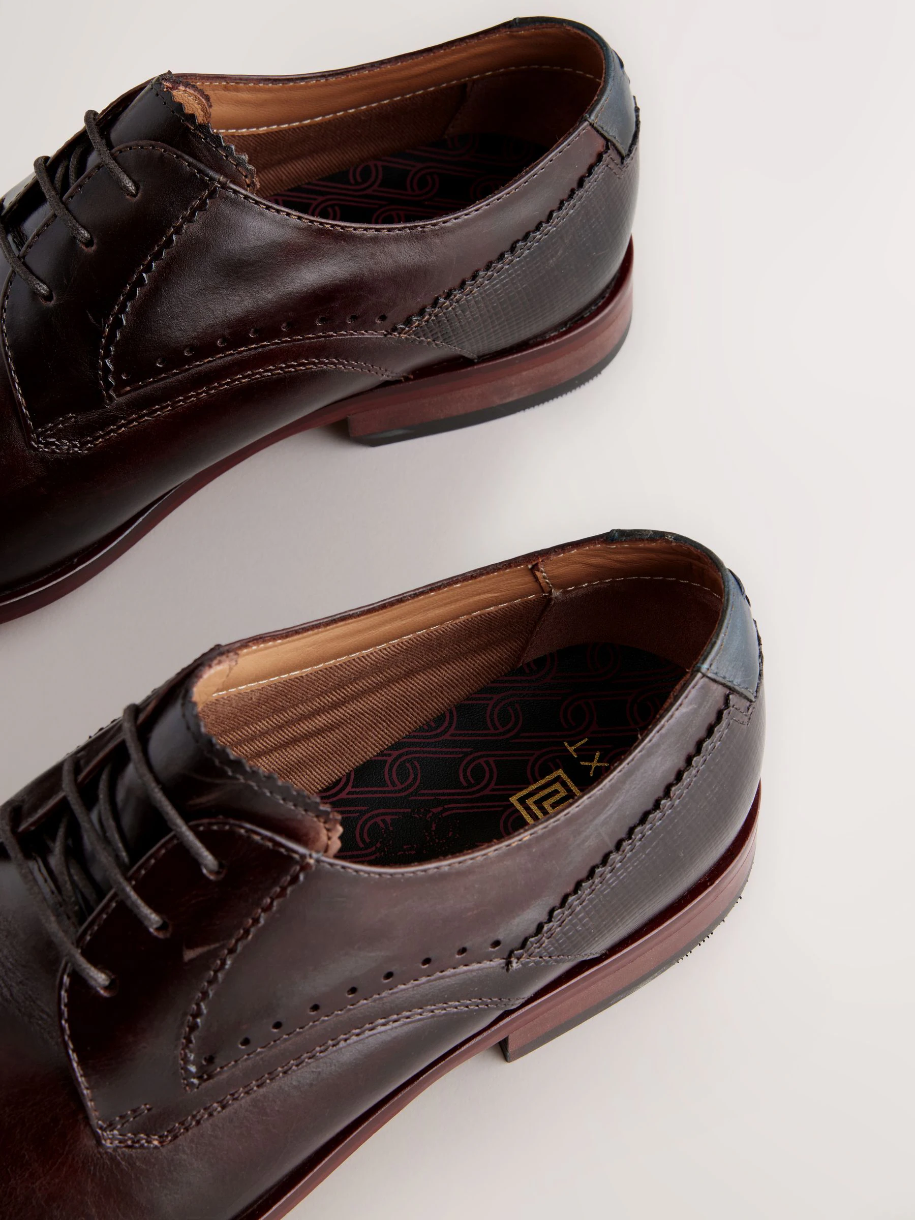 Bruin - Leren Derby schoenen