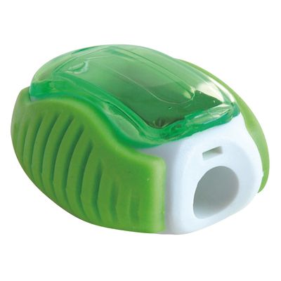 Wonday Wavy - Taille-crayons en plastique à usage unique avec réservoir – Couleurs assorties