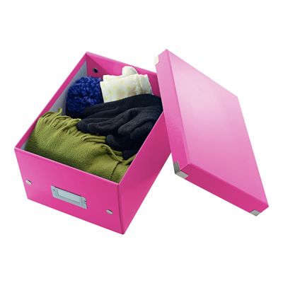Leitz Click & Store - Boîte de rangement A5 - rose métallisé