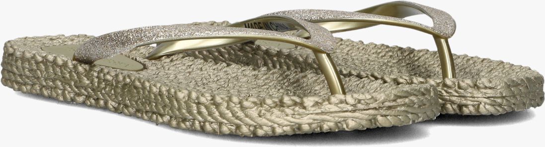 ILSE JACOBSEN gouden ilse jacobsen teenslippers cheerful01