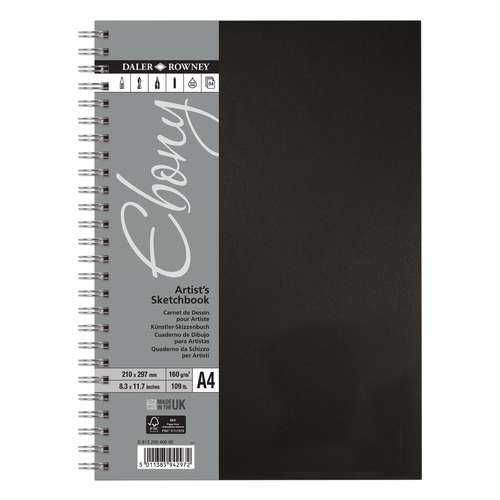 DALER-ROWNEY Skizzenbuch Ebony