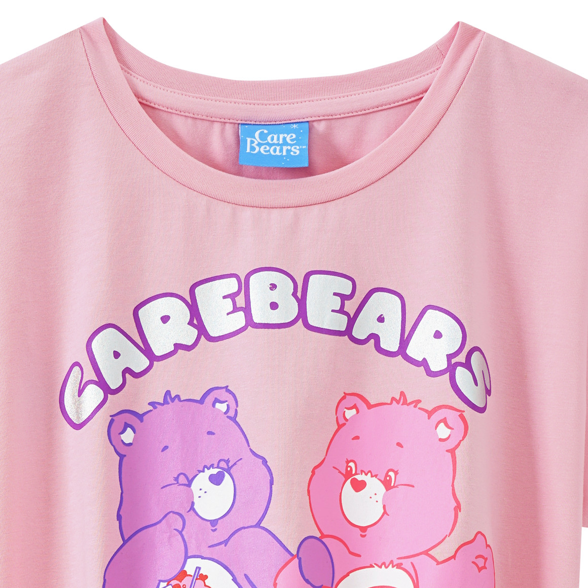 Topolino Glücksbärchis T-Shirt mit Knotendetail rosa