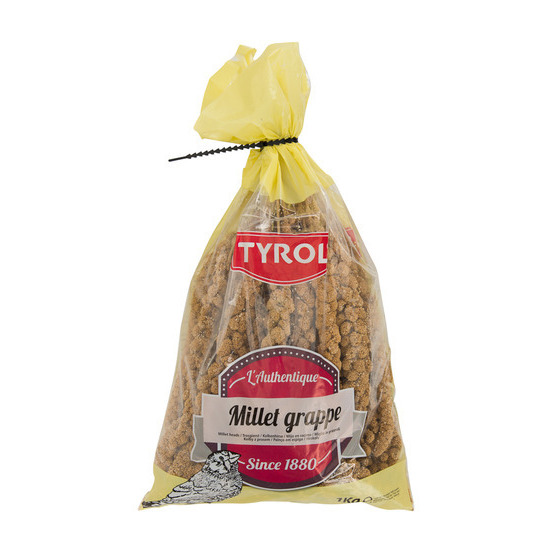 Millet pour oiseaux en grappes - 1 kg