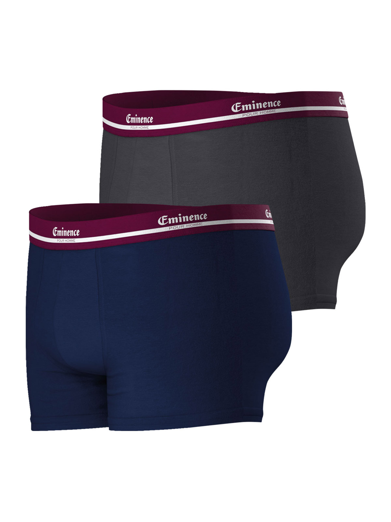 Lot de 2 boxers coton stretch