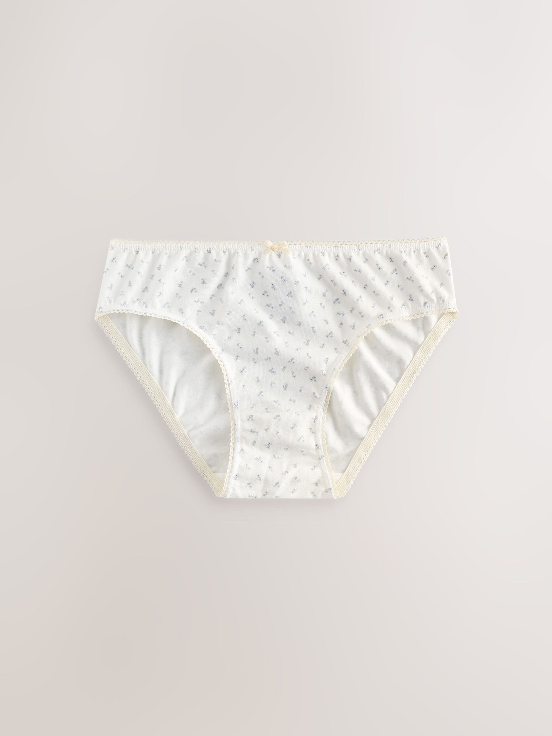 Ecru wit - Set van 5 Bikini Onderbroeken (1.5-16jr)