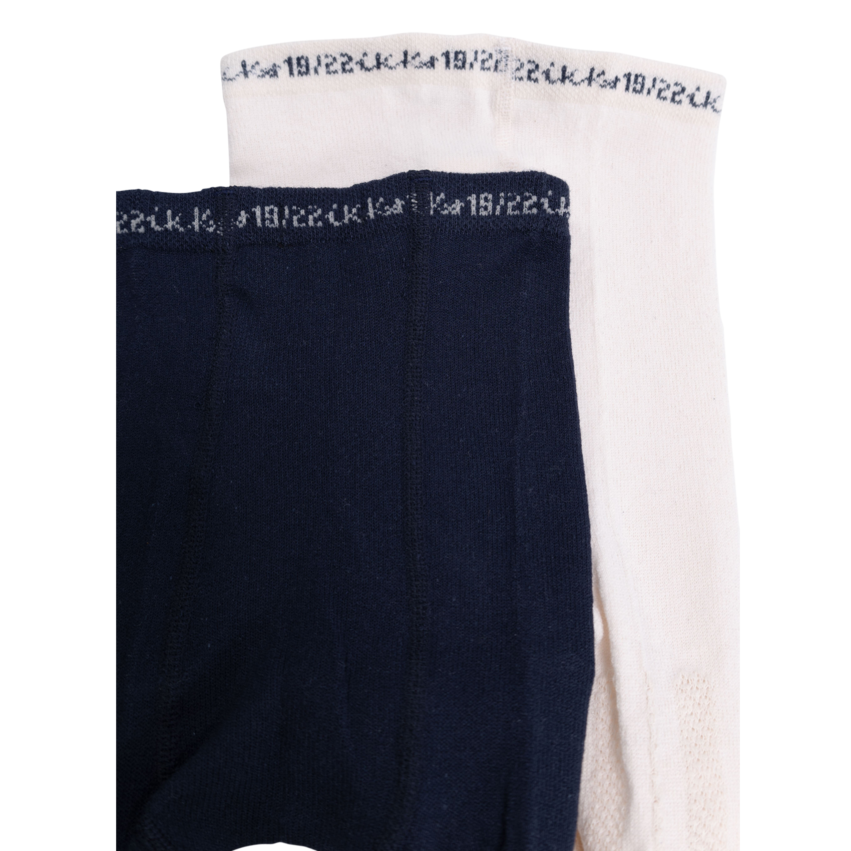 Lot de deux collants en coton mélangé | Bleu