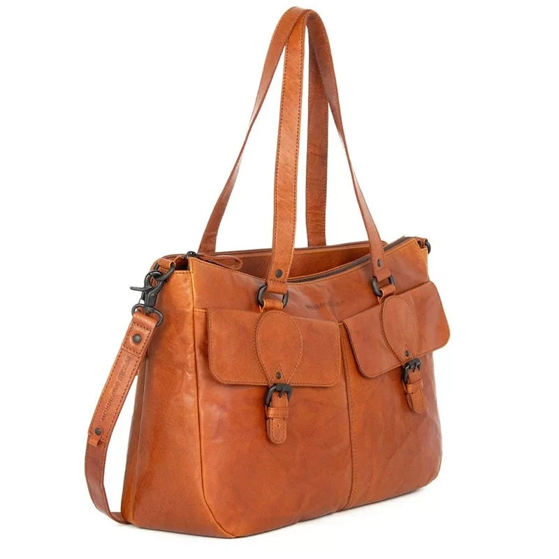 Spikes & Sparrow Bronco Fee Dames Laptoptas 15,6