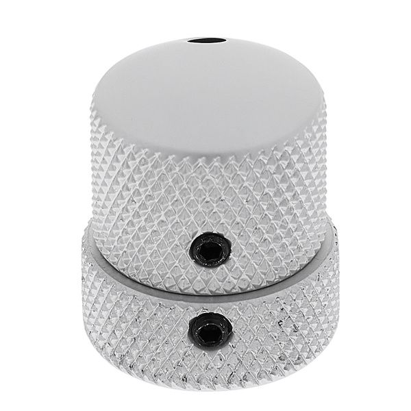 Warwick Stacked Dome Knob Satin Chrome