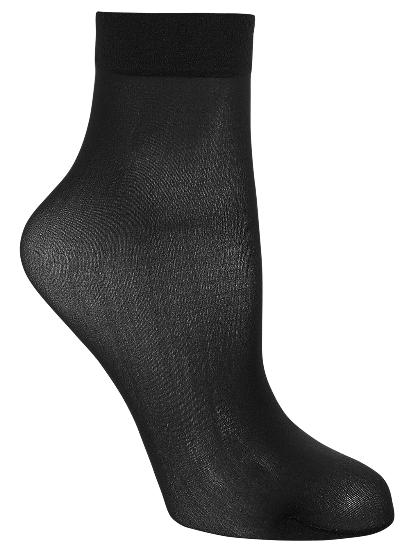 Socquettes transparentes Individual 10 Socks | Noir