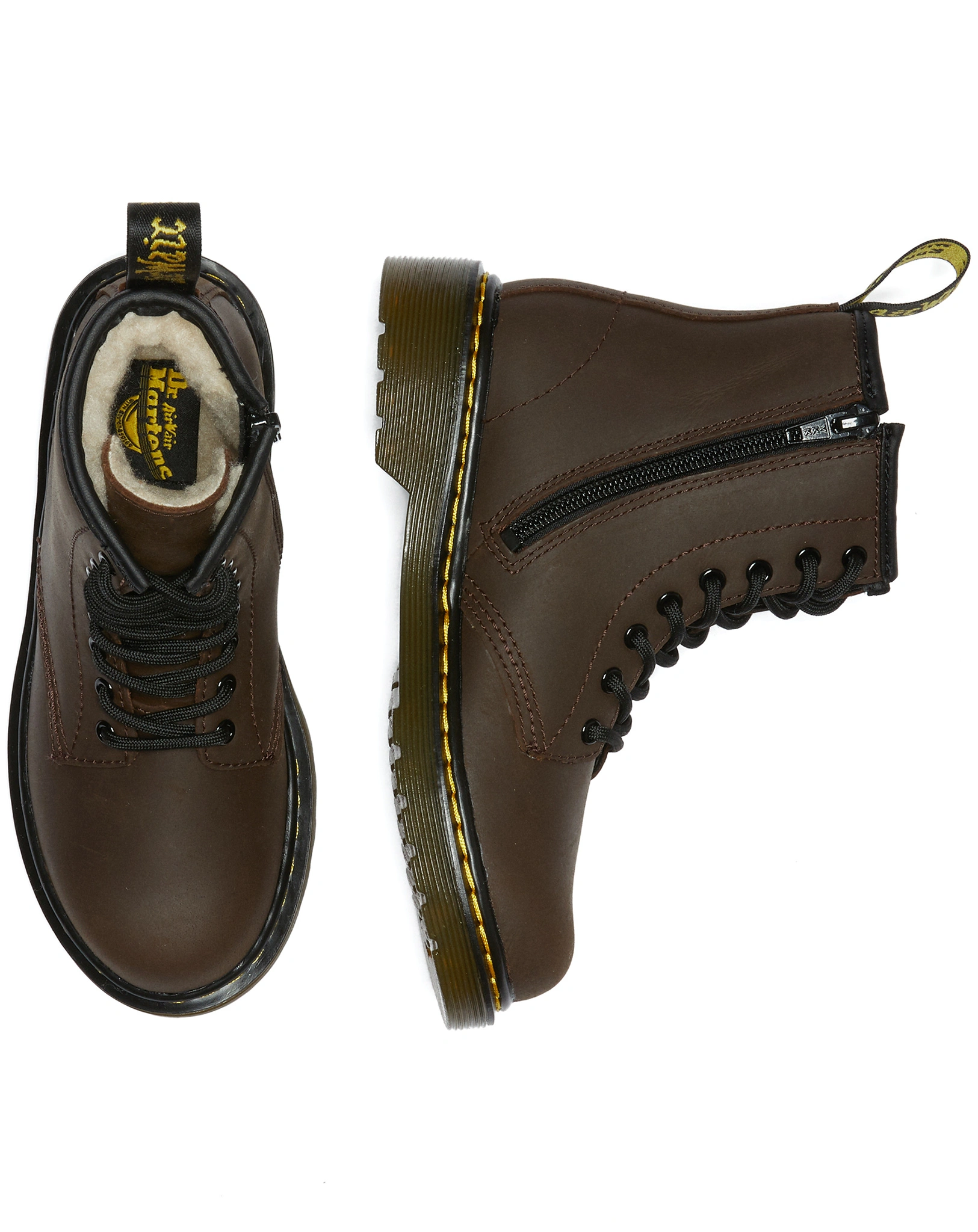 Schnürstiefel SERENA J REPUBLIC gefüttert in dark brown