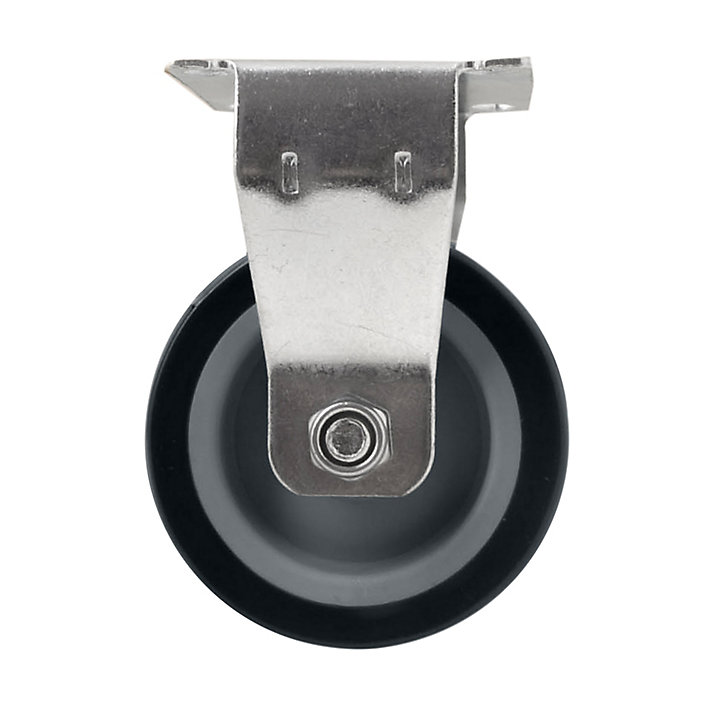 Roulette fixe grise ø7.5 cm, charge max 60 kg
