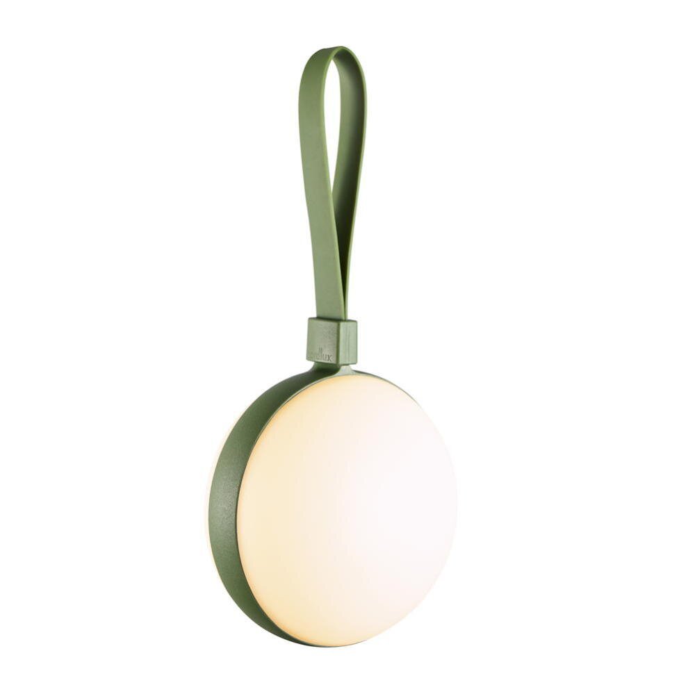LED oplaadbare tafellamp Bring To-Go 12 in wit en groen, 1W, 70lm, IP44