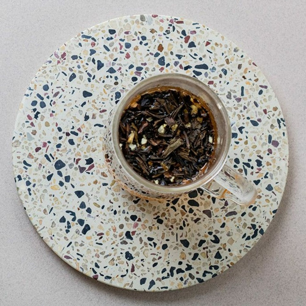 Thé vert bio japonais hojicha cacao agrumes 60 g + paille en inox avec filtre intégré