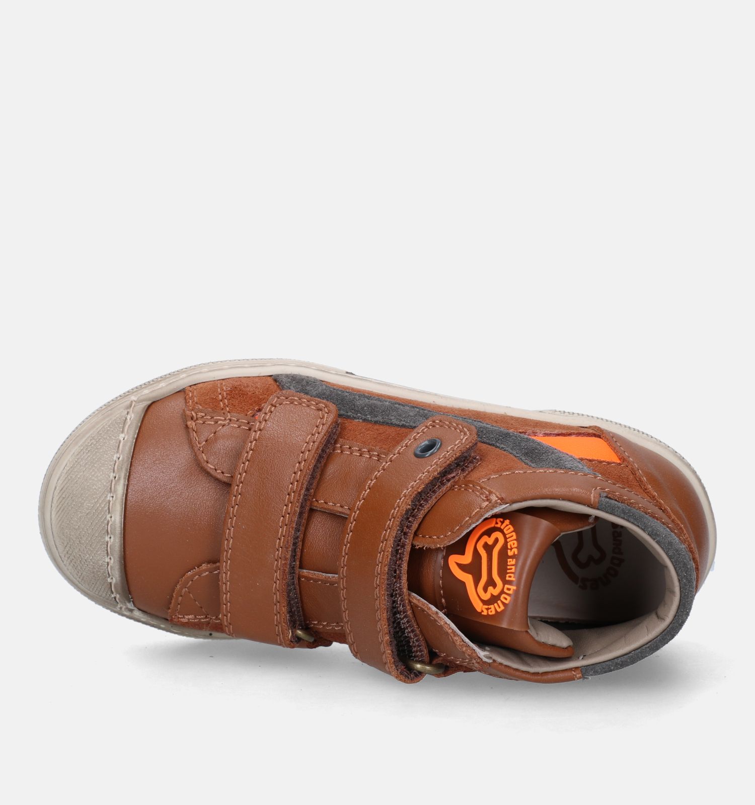 Hoge schoenen cognac