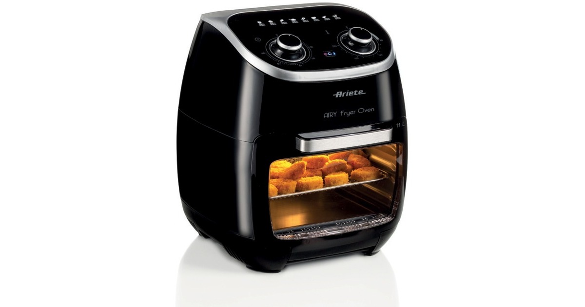 ArieteAiry fryer Oven 4619/00 heteluchtfriteuse  (Zwart, 11 liter)