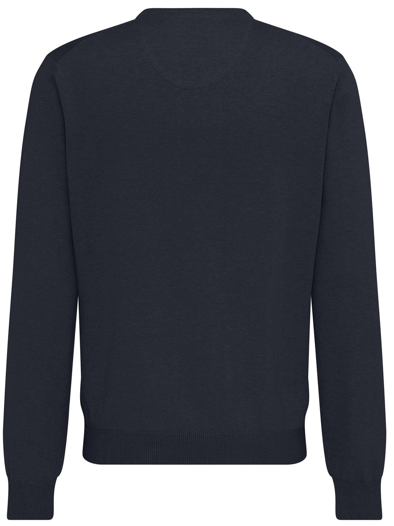 FYNCH-HATTON Strickpullover »FYNCH-HATTON Pullover mit V-Kragen« aus Baumwolle, mit V-Ausschnitt, bequeme Passform