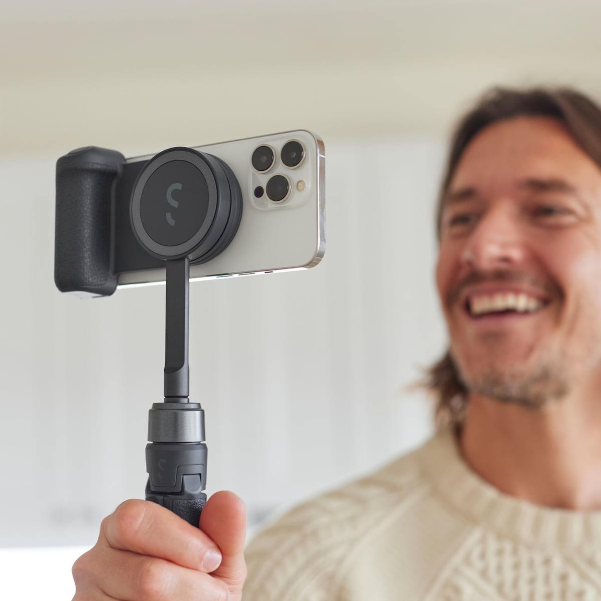 Shiftcam SnapPod selfiestang og stativ (sort)