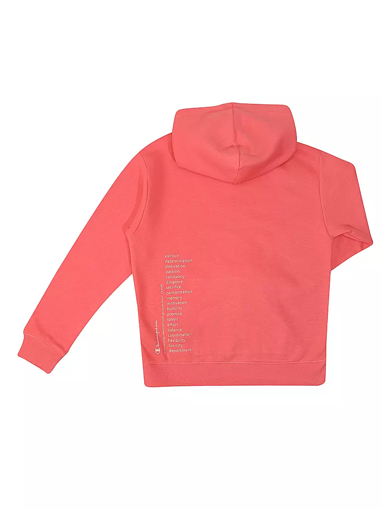 CHAMPION Mädchen Kapuzensweater - Hoodie koralle