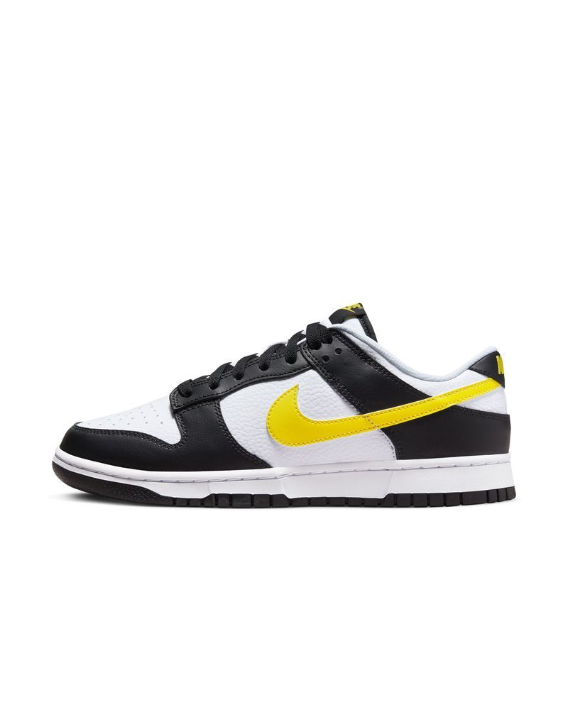 Chaussures Nike Dunk Low Noir/Blanc/Jaune pour homme