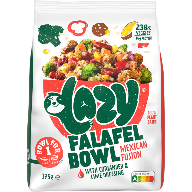 Lazy Falafel bowl mexican fusion