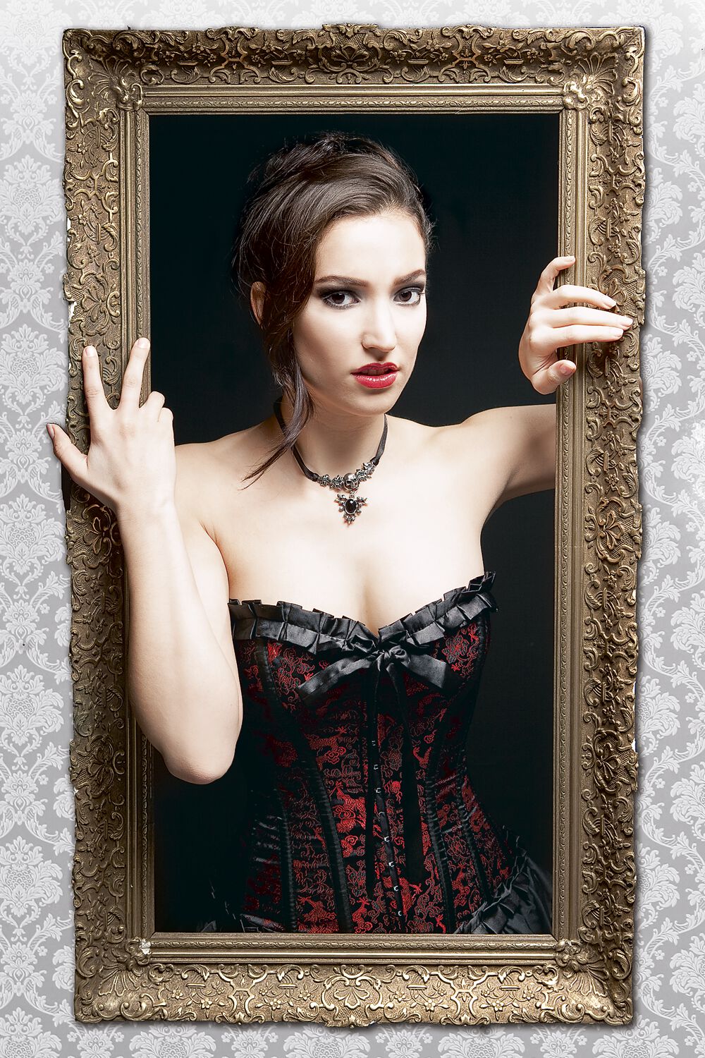 Lily Hook Red Dragon | Burleska Corset