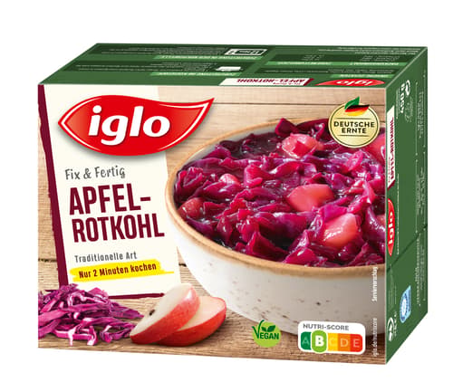 iglo Apfelrotkohl Traditionelle Art, portionierbar