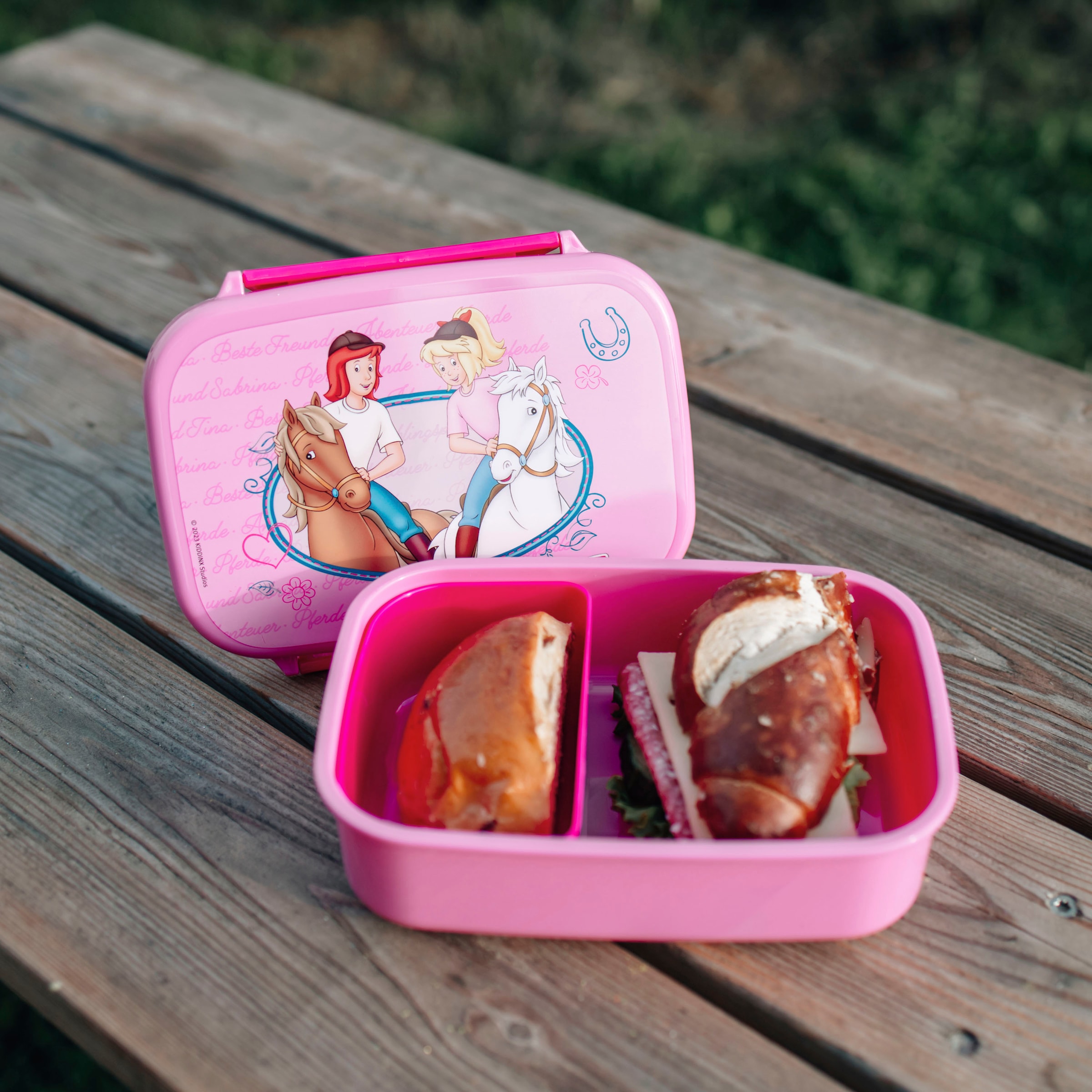 Scooli Lunchbox »Bibi & Tina« Set, 2 tlg. Brotzeitdose & Trinkflasche