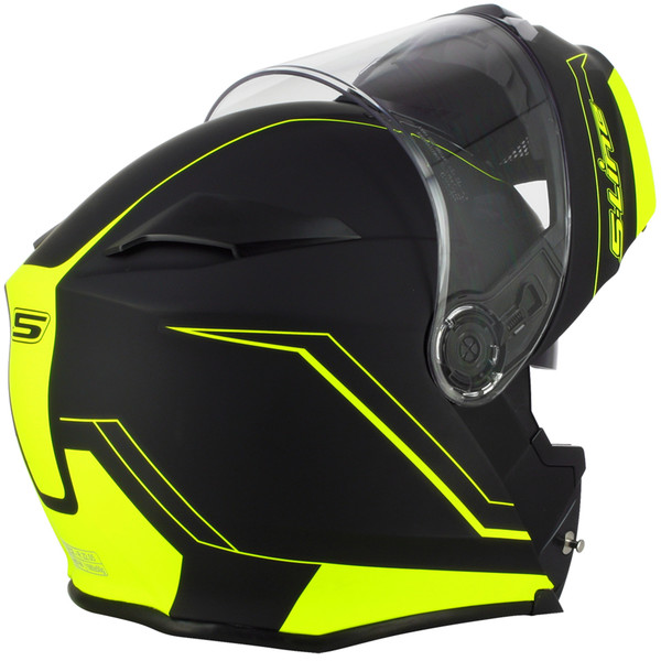 S-Line - Casque Dual Face S550 Noir / Jaune