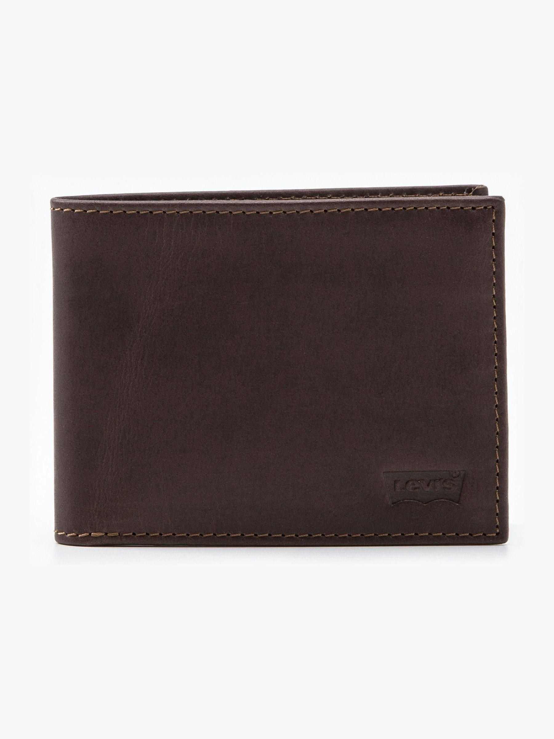 Bruin - Levi's® leren portemonnee