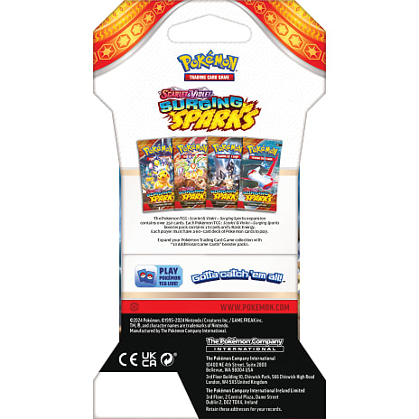 Pokémon surging sparks pakke – flere varianter – assorteret