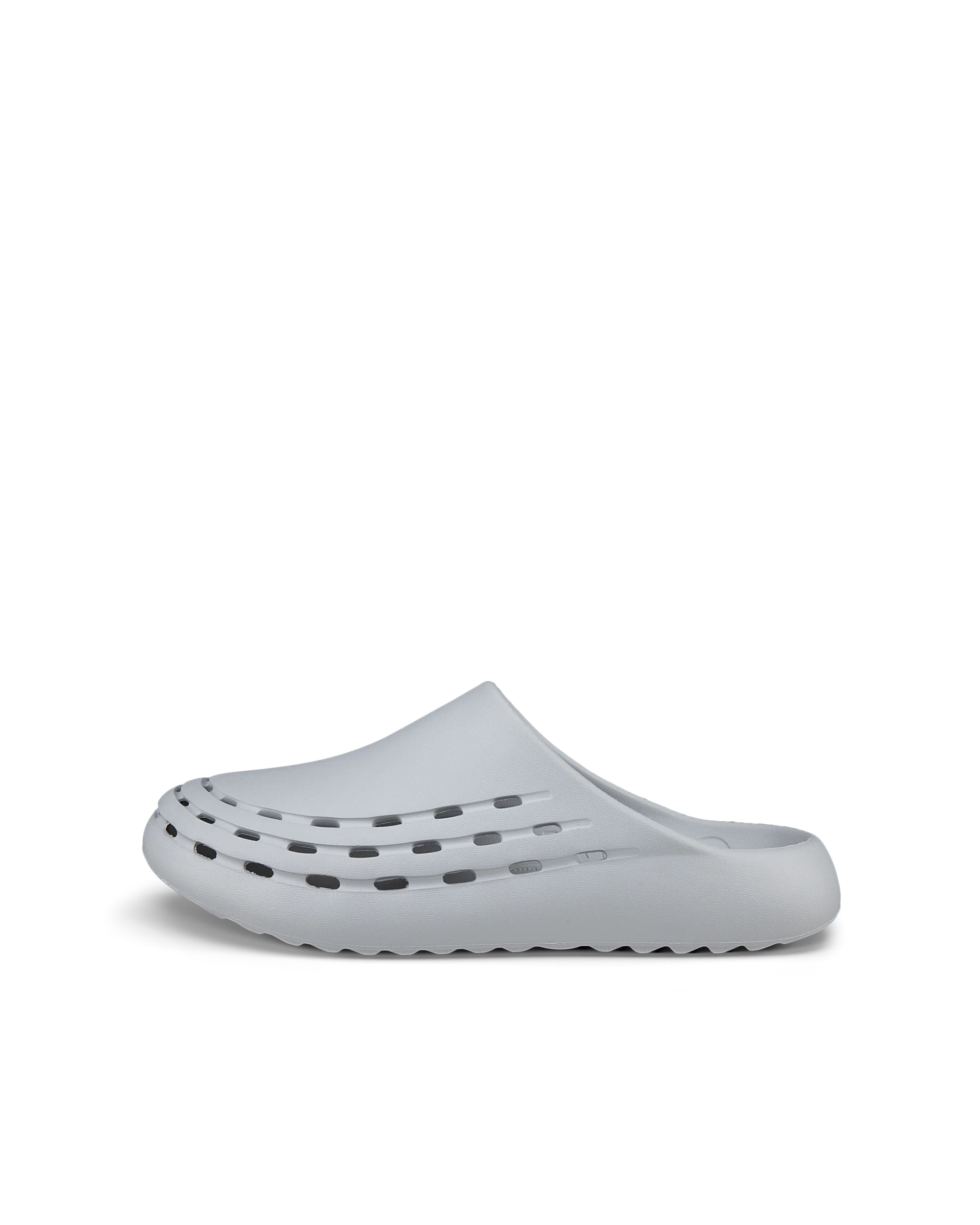 ECCO COZMO SLIDE Unisex Pantolette Grau