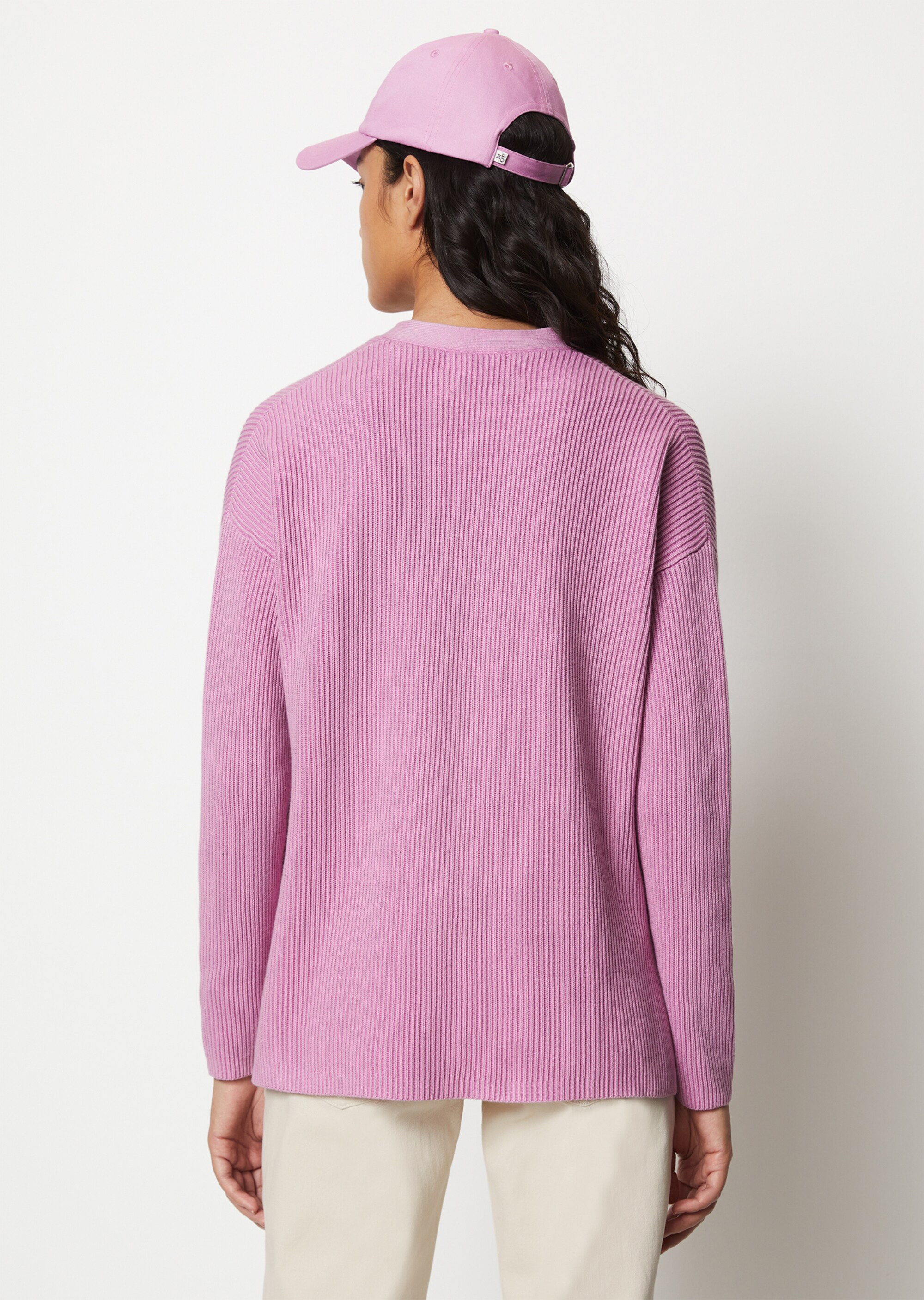 Cardigan loose aus Organic Cotton