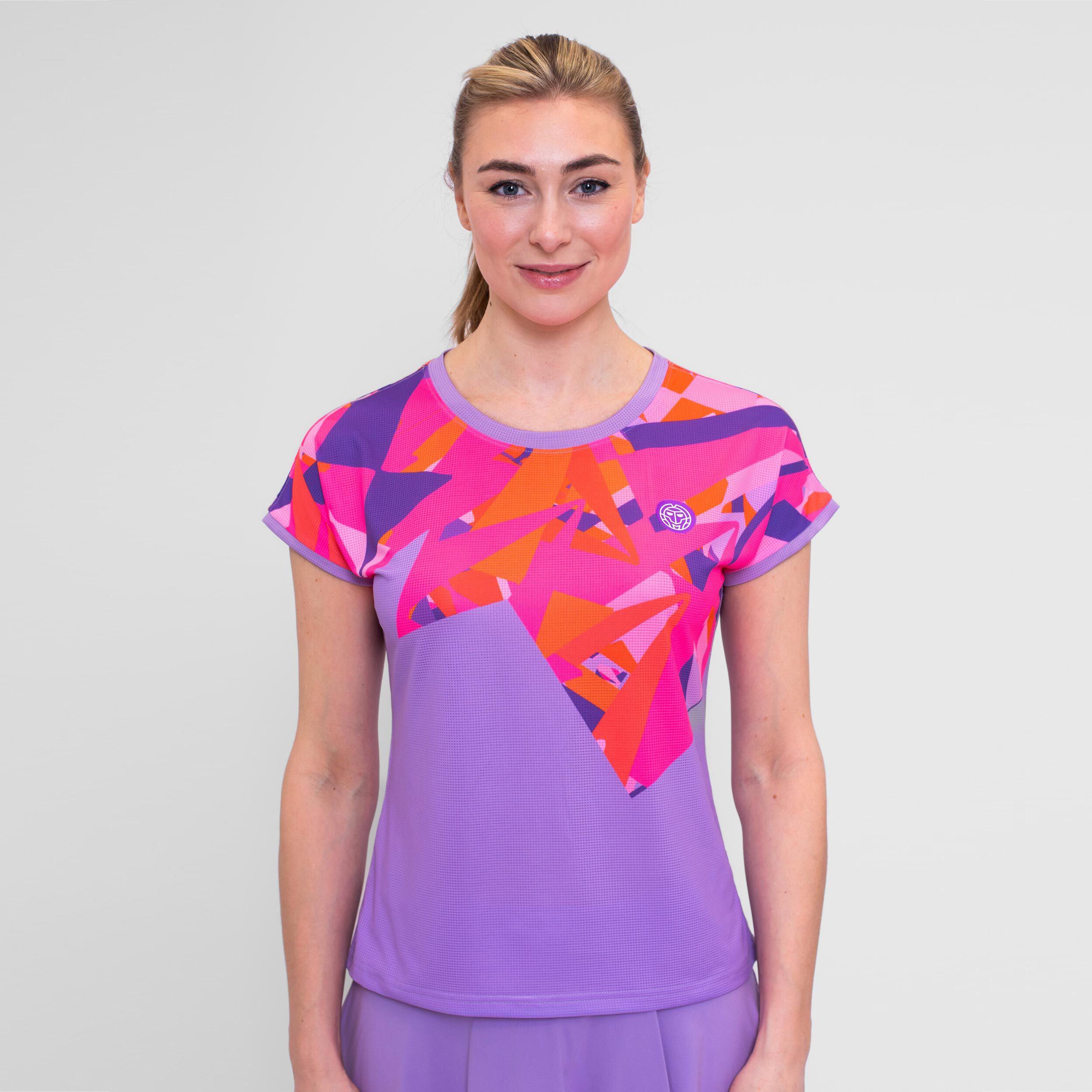 BIDI BADU Spike T-shirt Femmes - Bleu Foncé , Multicouleur