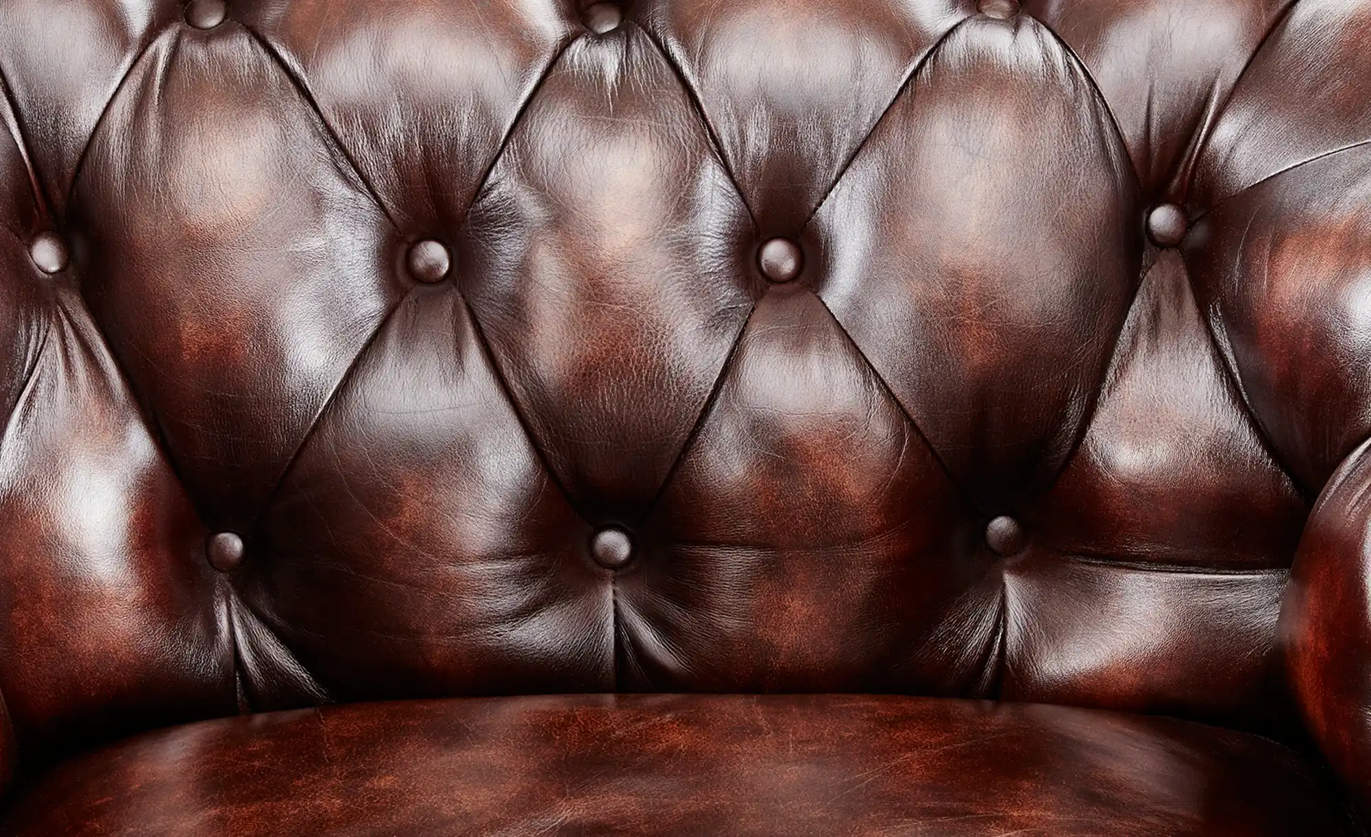 uno Sessel im Vintage-Look Chesterfield