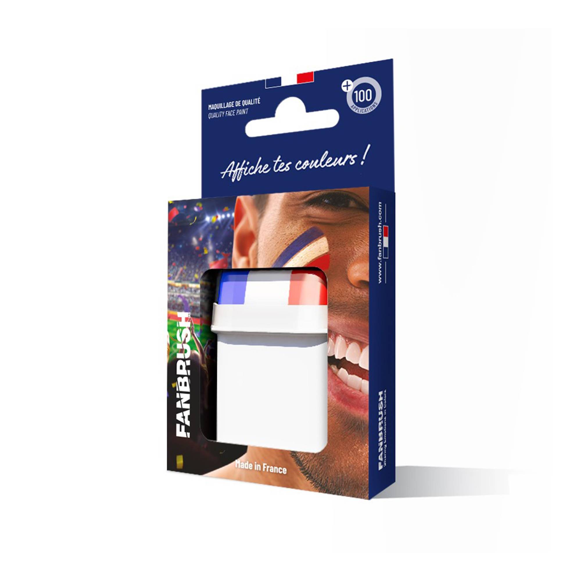 Étui Fanbrush® maquillage supporter France / 21g