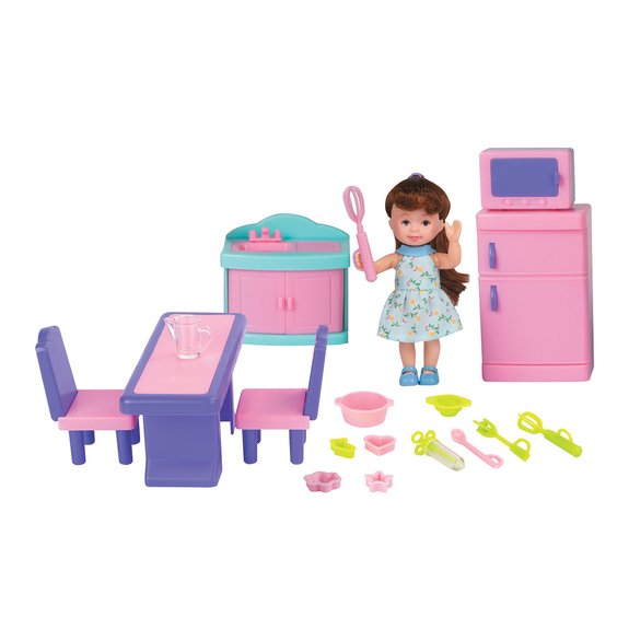 Poupée Laura + Mobilier